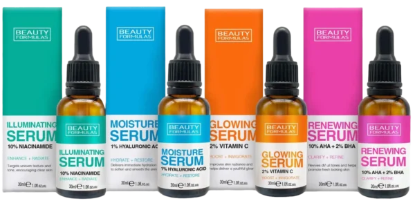 Beauty Formulas Serums (Illuminating Serum, Moisture Serum, Glowing Serum, Renewing Serum)