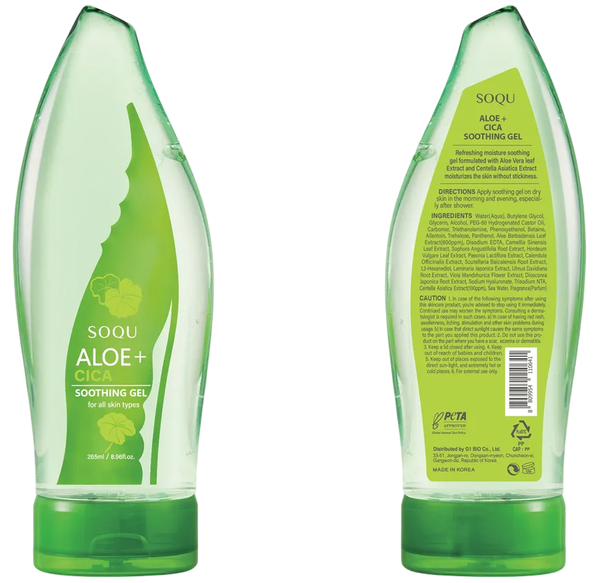 SOQU Aloe + Cica Soothing Gel